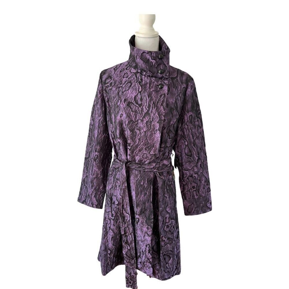 2OH Threads (2 Old Hippies) Trench Coat Purple Size Small NWT ($399)